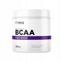 Aminorūgštės FITMAX BCAA PRO 8000 300g aviečių skonio