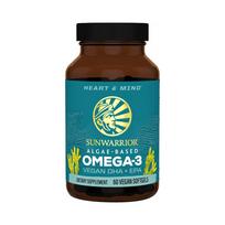 Maisto papildas Sunwarrior Omega 3 Vegan DHA + EPA 60 kapsulių