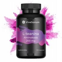 Amino rūgštis L-theanine 200 mg, 100 kaps., vege