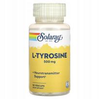 Maisto papildas Solaray L-tirozinas 500 mg, 50 kapsulių
