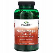 Maisto papildas Swanson Multi Omega 3-6-9 Essential Fatty Acid Complex 220 kaps.