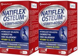 Maisto papildas Xenico Natiflex Osteum, 60 kaps., su hialurono rūgštimi, K2 ir D3