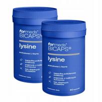 Maisto papildas Formeds BICAPS lysine, L-lizinas 450 mg, 60 kapsulių