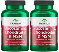 Maisto papildas Glucosamine Chondroitin & MSM, 360 tablečių, 2 vnt.