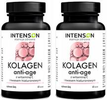 Kolagenas su hialurono rūgštimi ir vitaminu C, 60 tablečių, Intenson, 2 vnt.
