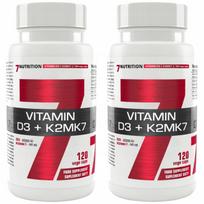 Maisto papildas 7 NUTRITION VITAMIN D3 K2MK7, 120 kaps.