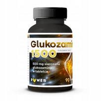 Gliukozaminas PUWER 1500, sąnariams ir kaulams, vitaminas C, 90 tablečių