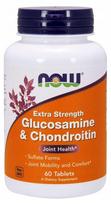 Gliukozaminas ir chondroitinas NOW FOODS, 60 tabl., 2 vnt.