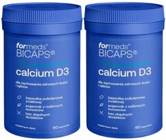 Maisto papildas ForMeds BICAPS CALCIUM D3, 60 kapsulės, raumenims ir kaulams, 2 vnt.