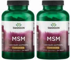 Maisto papildas MSM TruFlex 1500mg 120 tabl, Swanson, 2 vnt.