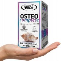 Maisto papildas Real Pharm Osteo Complete 60 tablečių, kalcis, vitaminas D3, K2 MK7
