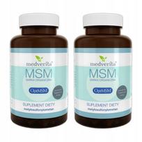 Maisto papildas Medverita MSM OptiMSM 500mg, 120 kapsulių, 2 vnt.