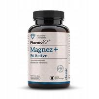 Maisto papildas MAGNESIUM + VITAMIN B6 ACTIV be glitimo, 120 kapsulių, PHARMOVIT