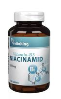 Vitaminas B3 (Niacinamidas) Vitaking 500mg 100 tablečių