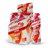 Energinis gelis High5 su vitaminu B6, kofeinu 30 mg, aviečių skonio, 40 g x 20