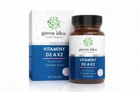 Maisto papildas Topvet VITAMIN D3 + K2, gelinės kapsulės, 60 vnt.