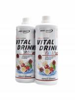 Gėrimas Vital drink Zerop 2 x 1000 ml, vyšnia su bananu, duopak