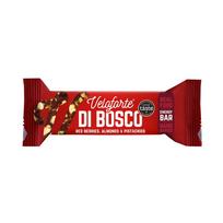 Energijos batonėlis Veloforte Di Bosco 55 g su vaisiais, migdolais ir pistacijomis
