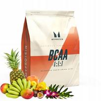 BCAA milteliai 4:1:1 Myprotein 500 g atogrąžų vaisių skonio