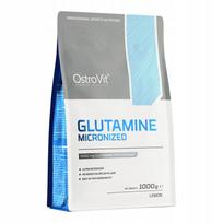 Glutamino mikronizuoti milteliai OstroVit, citrinų skonio, 1000 g