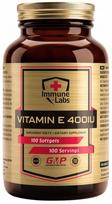 Maisto papildas Immune-Labs VITAMIN E 400 IU 100 kapsulių