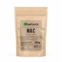 Maisto papildas Rawfoods NAC N-acetyl L-cysteine milteliai 100g