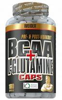 Amino rūgštys Weider BCAA + GLUTAMINE 180 kapsulių
