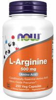 Maisto papildas NOW Foods L-Arginine 500 mg, 250 kaps.