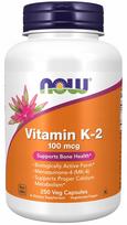 Vitaminų K-2 MK4 100 mcg, 250 kapsulių, NOW Foods