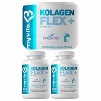Maisto papildas MYVITA COLLAGEN FLEX+ su gliukozaminu, chondroitinu, vitaminu C, 800 mg, 250 tablečių, 2 vnt.