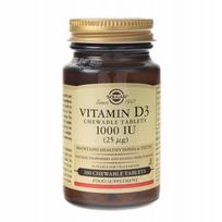 Vitaminas D3 Solgar 1000 IU 100 tablečių