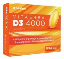 Maisto papildas VIAERBA VITAMIN D3 4000 IU, 60 tabl.