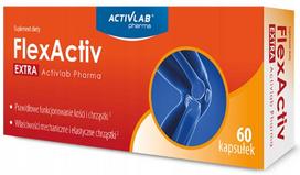 Maisto papildas FlexActiv Extra, 60 kapsulių, kolagenas, gliukozaminas, vitaminas C