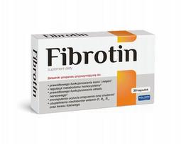 Maisto papildas Fibrotin Vitamin D, B12, B6, 30 kapsulių