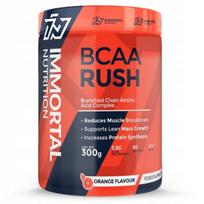 BCAA RUSH 300g apelsinų skonio, IMMORTAL