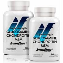 Maisto papildas sąnariams IRONFLEX GLUCOSAMINE CHONDROITIN MSM 180 tabl.