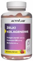 Kolageno guminukai ACTIVLAB, 60 vnt., su žuvų kolagenu, koenzimu ir biotinu