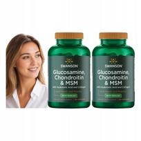 Maisto papildas SWANSON Glucosamine Chondroitin MSM su hialurono rūgštimi ir kolagenu, 2 vnt.