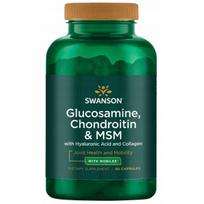 Papildas SWANSON Glucosamine Chondroitin MSM Hyaluronic Acid COLLAGEN 90 kaps.