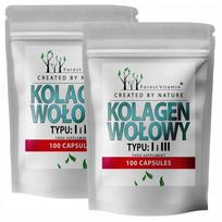 Maisto papildas FOREST VITAMIN hidrolizuotas jautienos kolagenas tipo 550mg 100 kapsulių