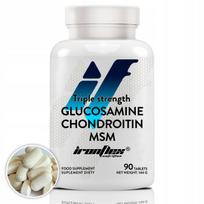 Gliukozaminas Chondroitinas MSM IronFlex 90 tabletės sąnariams