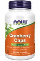 Maisto papildas NOW Foods Cranberry Vitamin C Resistance, 100 kapsulių, veganiškas