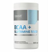Aminorūgštys OstroVit BCAA + Glutamine raumenų atsistatymui