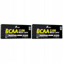 Aminorūgščių kapsulės OLIMP BCAA 1100 MEGA CAPS, 30 vnt., 2 pakuotės