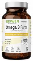 Maisto papildas Biowen OMEGA 3 FORTE 1000mg EPA 500mg DHA, 90 kapsulių