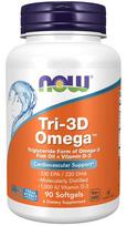 Maisto papildas NOW Foods Tri-3D Omega-3 rūgštys EPA/DHA, 90 kaps.