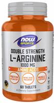 Maisto papildas NOW Foods L-Arginine 1000mg, 60 tabletčių