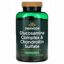 Maisto papildas Swanson Glucosamine Complex su chondroitino sulfatu, 120 kapsulių