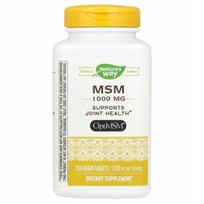 Maisto papildas Nature's Way MSM 1000 mg, 200 veganinių tablečių