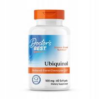 Maisto papildas Dr's Best Ubiquinol su Kaneka QH, 60 kapsulių
